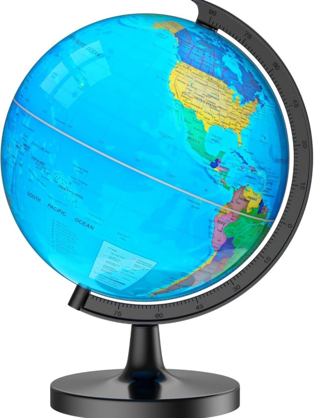 13" Interactive Globe for Kids & Adults - HD Waterproof, Writable Surface